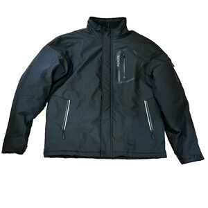 Suokeni Mens Waterproof Ski Jacket With Reflective Details In Black Size L